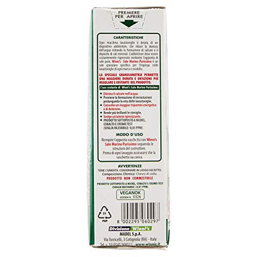Winni 'Ssal lavastoviglie, Marino purissimo1000g – [Confezione da 3]