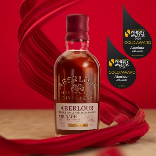 Aberlour A'Bunadh Cask Highland Single Malt Scotch Whisky, 70 cl (i numeri di lotto possono variare)