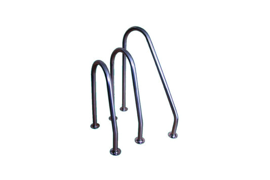 CG94 - Corrimano in Acciaio Inox 32x45cm.Adatti ad Essere montati Sia a Poppa Che a Prua per Un agevole Discesa e risalita in Barca.