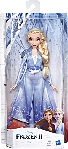 Disney Frozen Elsa Fashion Doll With Long Blonde Hair and Blue Outfit Inspired by Frozen 2 – Toy for Kids 3 Years Old and Up