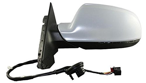 RETROVISORE ELETT. Term. Rib. C/Fan. Destro [Lato Passegero] per Auto: A3 Sport Back 5 Porte - Calotta da VERNICIARE - MOD. 05/2010> 10PIN - Vetro ASF.