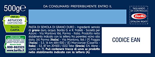 Barilla - Ditaloni Rigati