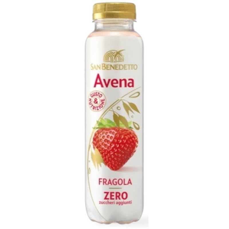 Bevanda San Benedetto Avena Gusto Fragola da 12 bottiglie in 0,4Lt