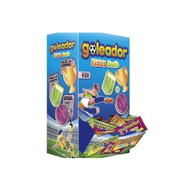 180 CARAMELLE GOMMOSE FRIZZANTINA GOLEADOR FIZZY SOFT BOX ESPOSITORE CONFEZIONE