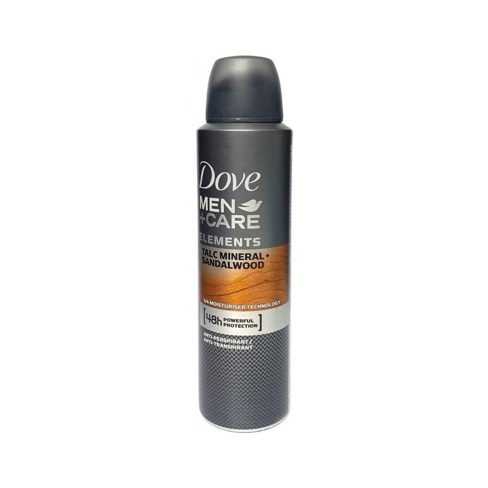 men care talc mineral & sandalwood deodorante spray 150 ml