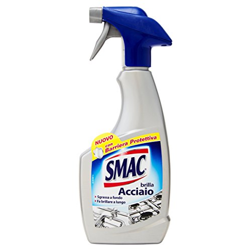 Smac - Spray Brillacciaio, Sgrassa a Fondo, fa Brillare a Lungo - 12 pezzi da 500ml