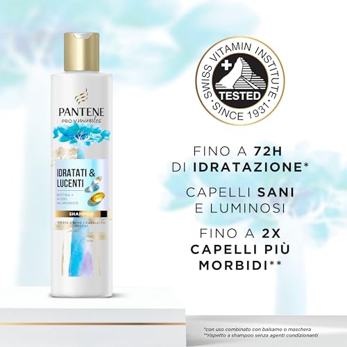 Pantene Idratati & Lucenti Maschera per Capelli Intensiva con Biotina 300ml