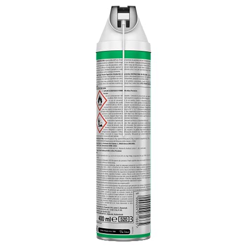 Baygon Spray con Cannuccia Extra Precision, Efficace contro Scarafaggi e Formiche, Protezione Continua fino a 4 Settimane, 3x Bombole da 400 ml