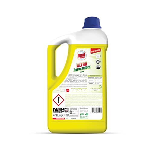 Dual Power Ultrasgrassatore HACCP - Sgrssante e Profumante, Ideale per Grandi Superfici - Formato Professionale da 4,9 Litri