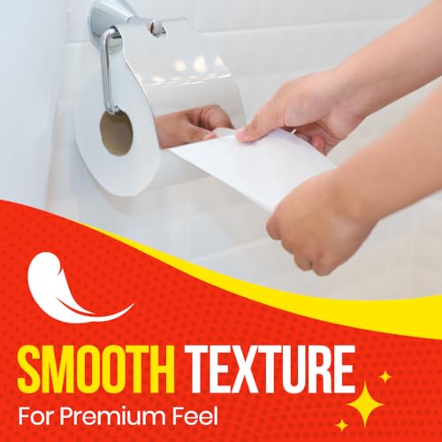 Maxi - Carta Igienica, Doppio Velo, Confezione da 3 x 8 Rotoli Giganti (24 Rotoli)