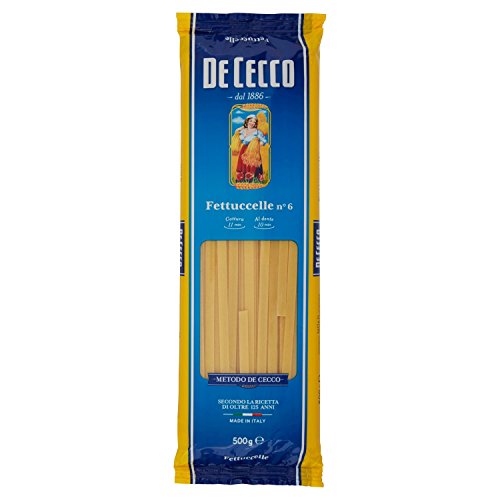 De Cecco Pasta Fettuccelle - 6 pezzi da 500 g [3 kg]