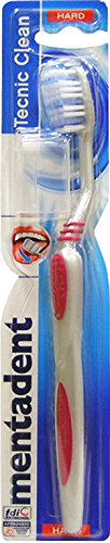 12 x MENTADENT Spazzolino Denti Tecnic Clean Duro