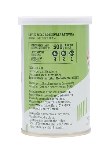 Caputo Levito Secco 1 confezione da 100 grammi// Qualità premium dall'Italia//Alto contenuto di proteine