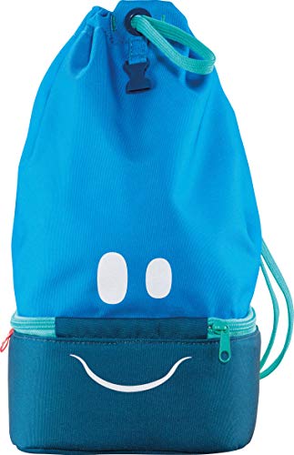 Maped 872303 Picnik Concept Kids - Borsa termica per il pranzo per bambini con maniglia di trasporto - Parte inferiore isolata - Borsa termica per il pranzo - Blu - 9L 872301