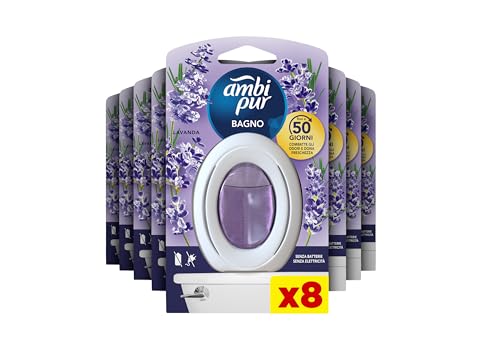 Ambi Pur Bagno, Profumatore Per Ambienti Ad Azione Continua Eliminazione E Prevenzione Degli Odori