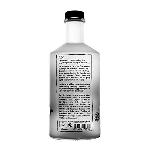 5 CONTINENTS HAMBURG DRY GIN - 70CL