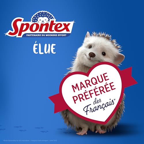 SPONTEX - Microfibra Ultimate - 2 Lavettes - Elimina il 99% dei batteri raccolti