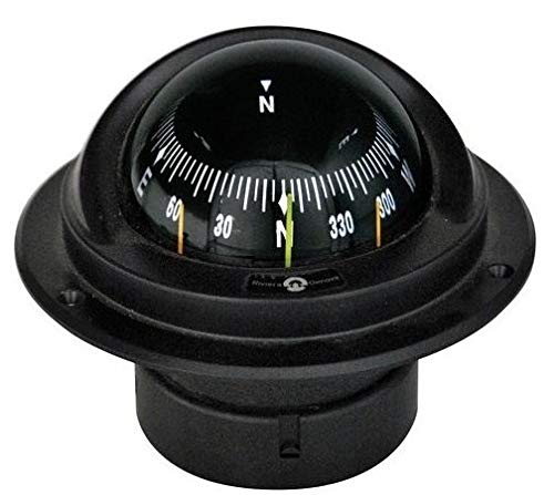 Riviera Bussola Serie IDRA Ø 3" Nera