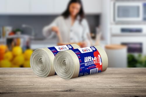 Doli's Sacchi Spazzatura per Raccolta differenziata, Ultra Resistente, Antiforo e Antigoccia, 100% riciclabile
