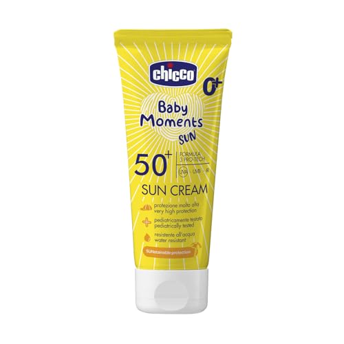 Chicco Spray Solare Protezione SPF 50 + Per Bambini, Resistente all'Acqua