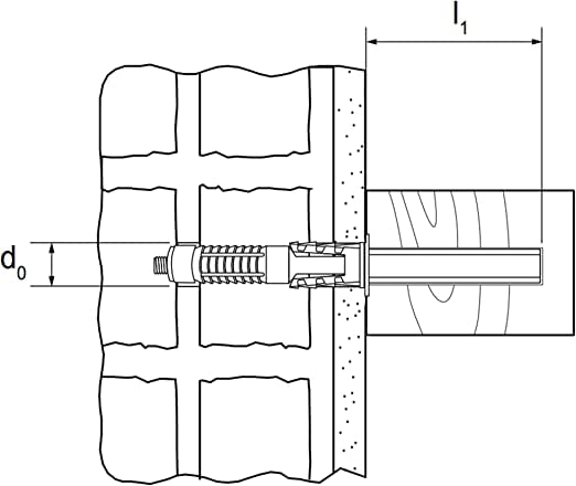 CG94 - Kit 2 Supporti Invisibili per Mensole | Reggi mensola a Scomparsa Ø 8 x 100 mm | Sistema di Fissaggio in Acciaio, Lega di acciaio