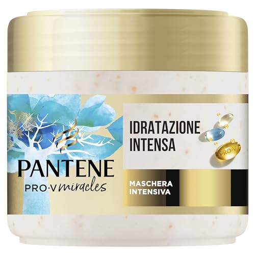 Pantene Idratati & Lucenti Maschera per Capelli Intensiva con Biotina 300ml