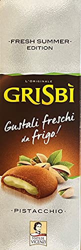 Grisbì Crema Cioccolato - Biscotti di Croccante Pasta Frolla al Cacao, Ripieni di Morbida Crema al Cioccolato, Ideali per Ogni Meritato Momento di Pausa, Confezione da 9 Biscotti, 150 gr