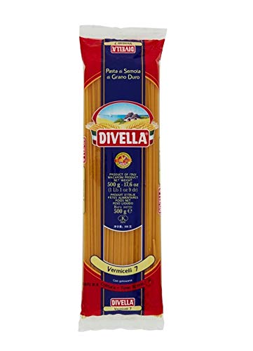 DIVELLA PASTA DI SEMOLA DI GRANO DURO VERMICELLI 7 GR 500 X 36