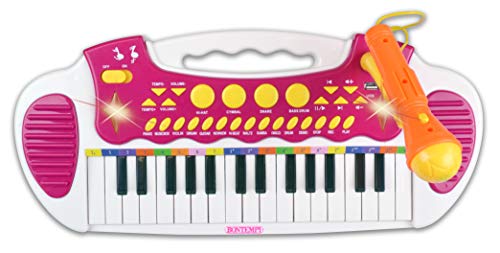 Bontempi- Tastiera, Multicolore, Large, 13 3672