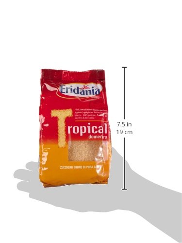 Eridania Zucchero Demerara - 5 pezzi da 500 g [2500 g]