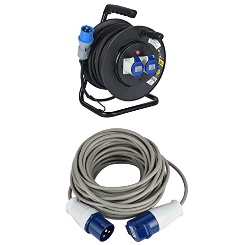 Electraline Prolunga in Gomma con Avvolgicavo