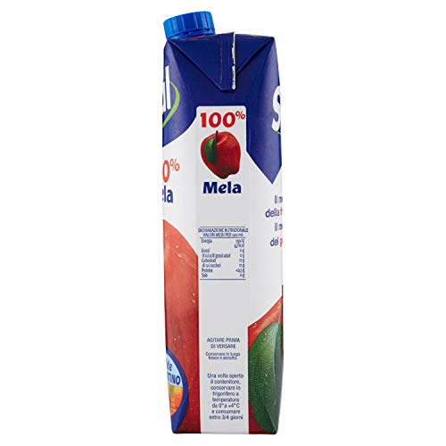 Santal - Succo, 100% Mela - 12 pezzi da 1 l [12 l]