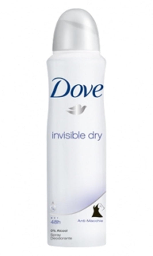 Dove - Deodorante Spray Invisible Dry 150 Ml Senza Alcool Antimacchia