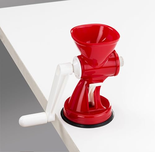 Rigamonti Baby Art.120 Tritatutto BABYDISCHI, Acciaio Inox rettificati, Gomma caucciù, Polipropilene, Poliammide 66, Red, One Size, 20 unità
