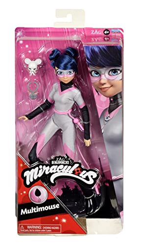 Miraculous 50022 - Bambola Multimouse con coccinella e gatto nero