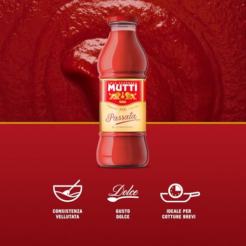 MUTTI - Passata di Pomodoro, 800g, Confezione da 6 unità