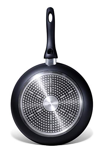 Bialetti Black Pearl Padella Adatto all'induzione, Alluminio