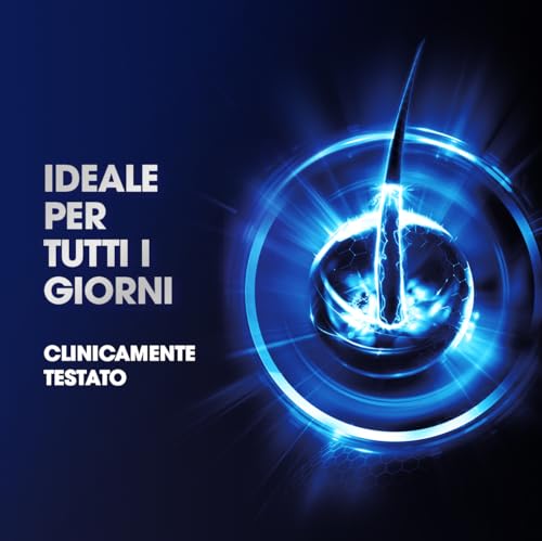 Clear Shampoo Action 2in1, Shampoo Antiforfora con Niacinamide ed Agenti Attivi Condizionanti, Shampoo Uomo Adatto per Uso Quotidiano, Fino a 100% Protezione dalla Forfora*, Formato 225ml