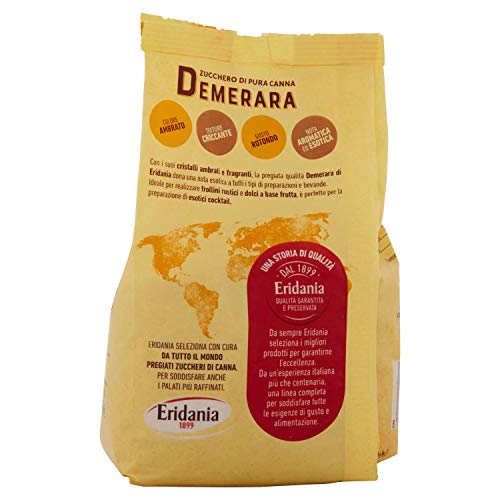 Eridania Zucchero Demerara - 5 pezzi da 500 g [2500 g]