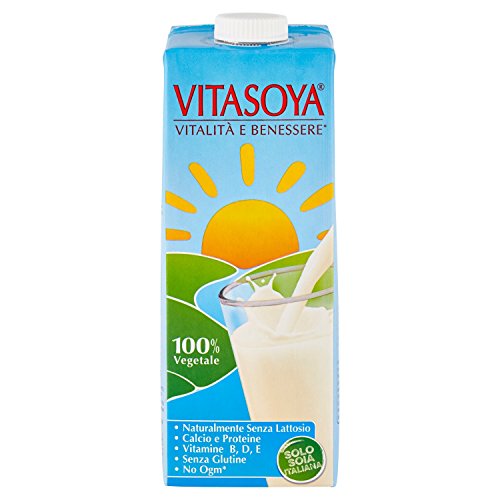 Vitasoya Soyadrink 100% Vegetale, Con E proteine, Senza Glutine - 10 pezzi da 1 l [10 l]
