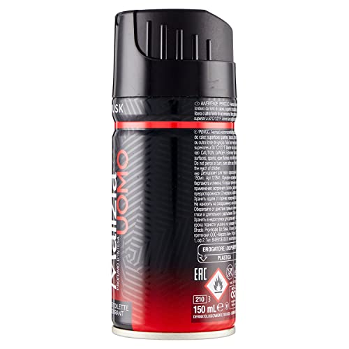 Malizia Deo Spray Uomo Musk, 150ml
