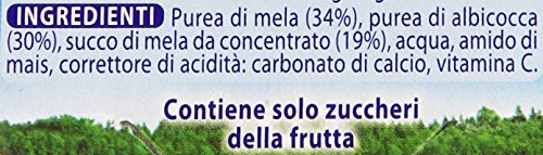 Mellin Omogeneizzato Mela e Albicocca, 2x 100g