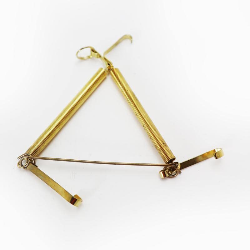 Koncreto Gancio A Molla Appendipiatti Ottonato N.2 In Blister.