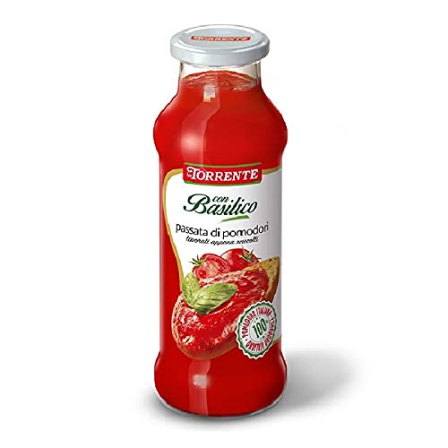 Passata di pomodoro con basilico - La Torrente - Cartone 12 Pezzi