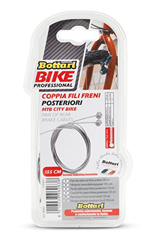 Bottari 96063 Coppia Fili Freni Posteriori per Biciclette
