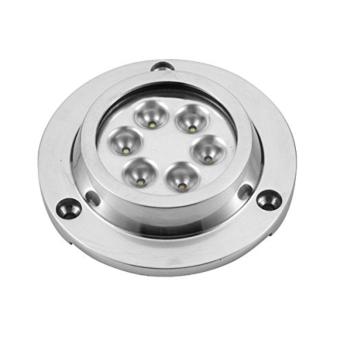 TREM Luce Subacquea 14,2 W. in Acciaio Inox AISI 316