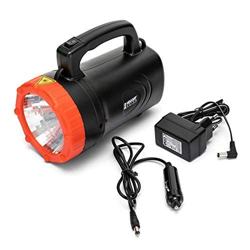 Doctor Light VELAMP IR551LED Faro Ricaricabile 1W, Nero