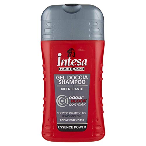 Intesa pour Homme - Gel Doccia Shampoo, Rigenerante , 250 ml