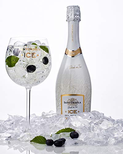 Sant'Orsola - Spumante ICE Demi Sec 11%, Ottimo con Ghiaccio, Gusto Secco con Note Fruttate, 6x750 ml