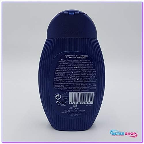 Doccia Shampoo Uomo Dynamic 2 In 1 Corpo E Capelli 250 Ml